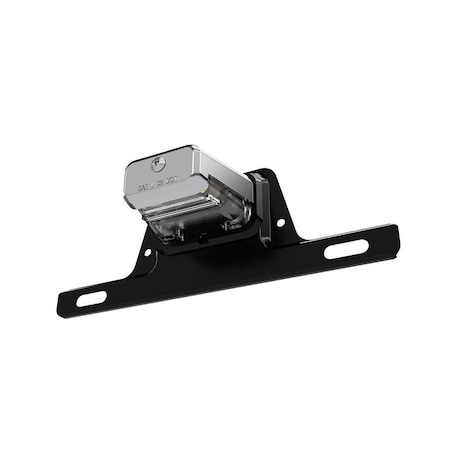 Abrams LED License Plate Lights w/Bracket - Chrome TLPL-BRM-C